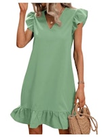 Women's Ruffle Short Dress