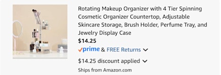 cart organizer