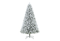 Holiday Time Flocked Tree