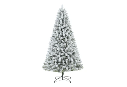 Holiday Time Flocked Tree
