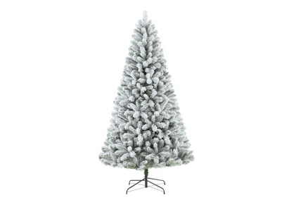 Holiday Time Flocked Tree