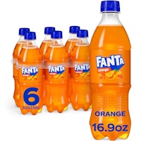 Fanta Orange Soda 6-Pack