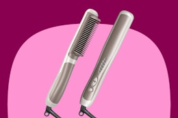 Hair Straightener Brush, Just $14.99 on Amazon card image