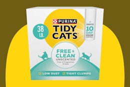 Purina Tidy Cats 38-Pound Clumping Litter, as Low as $16.89 on Amazon card image