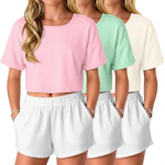 Kids' Crop Tops 3-Pack
