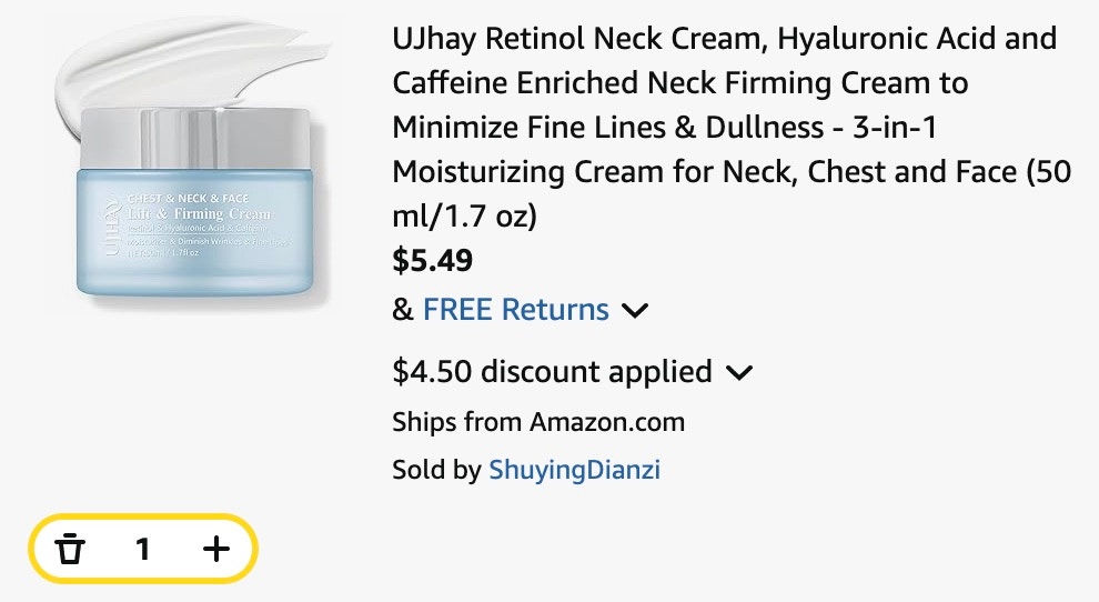 retinol neck cream