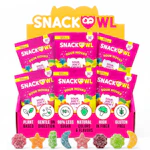 Snack Owl Sour Gummy Candy 6-Pack