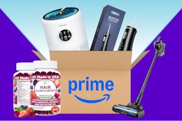 amazon items in a box