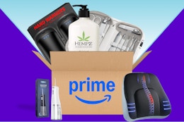 amazon items in a box