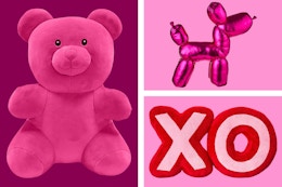 Three Way To Celebrate Valentine's Day Plushies: Gummy Bear, Balloon Dog & XO Pillow