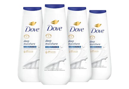 Dove Body Wash 4-Pack