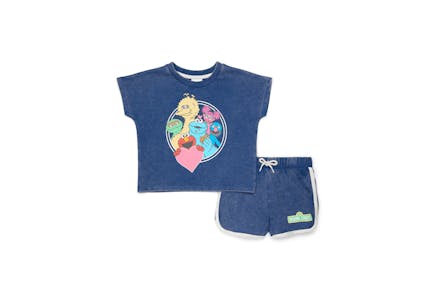 Sesame Street Toddler Outfit Set
