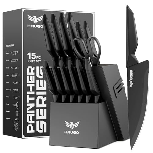 15-Piece Kitchen Knife Set
