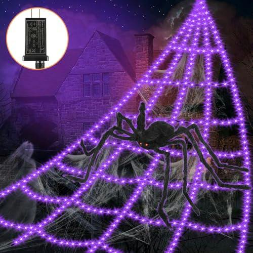 Halloween Spider Web Lights
