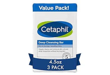 2 Cetaphil Soap Bar 3-Packs