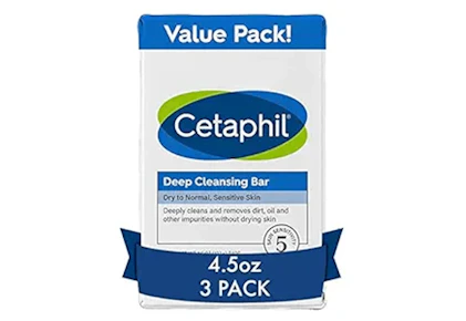 2 Cetaphil Soap Bar 3-Packs