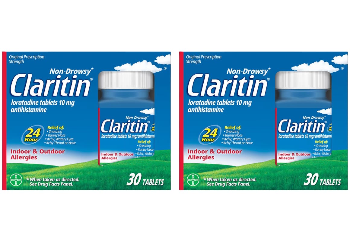 2 Non-Drowsy Claritin® Allergy Relief