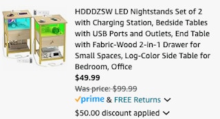 side tables deal on amazon