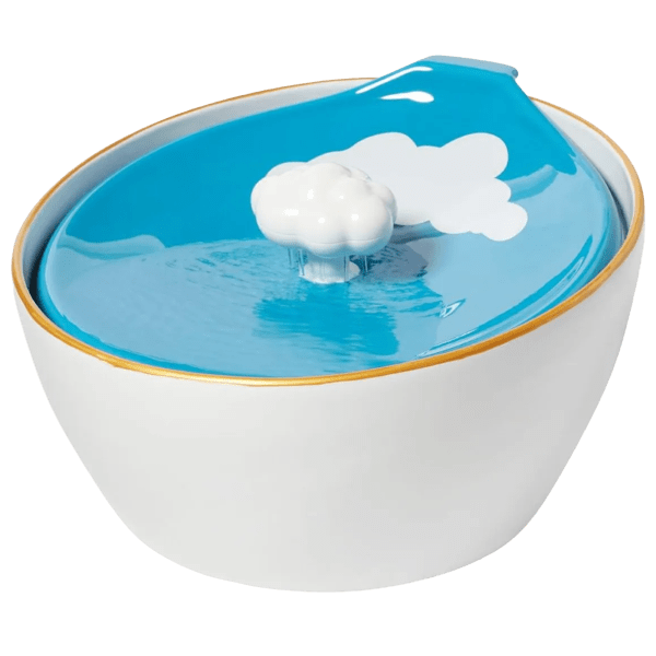 Frisco Ceramic Clouds Pet Fountain