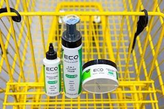 eco style braiding hair stylers in yellow shopping cart