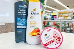 Dove Body Wash and Scrub, Just $3 Each at Walgreens card image