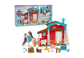 Hairmazing Doll & Barn Set