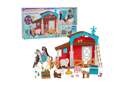 Hairmazing Doll & Barn Set