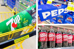 dollar general pepsi, 7up, dr pepper 3-photo collage