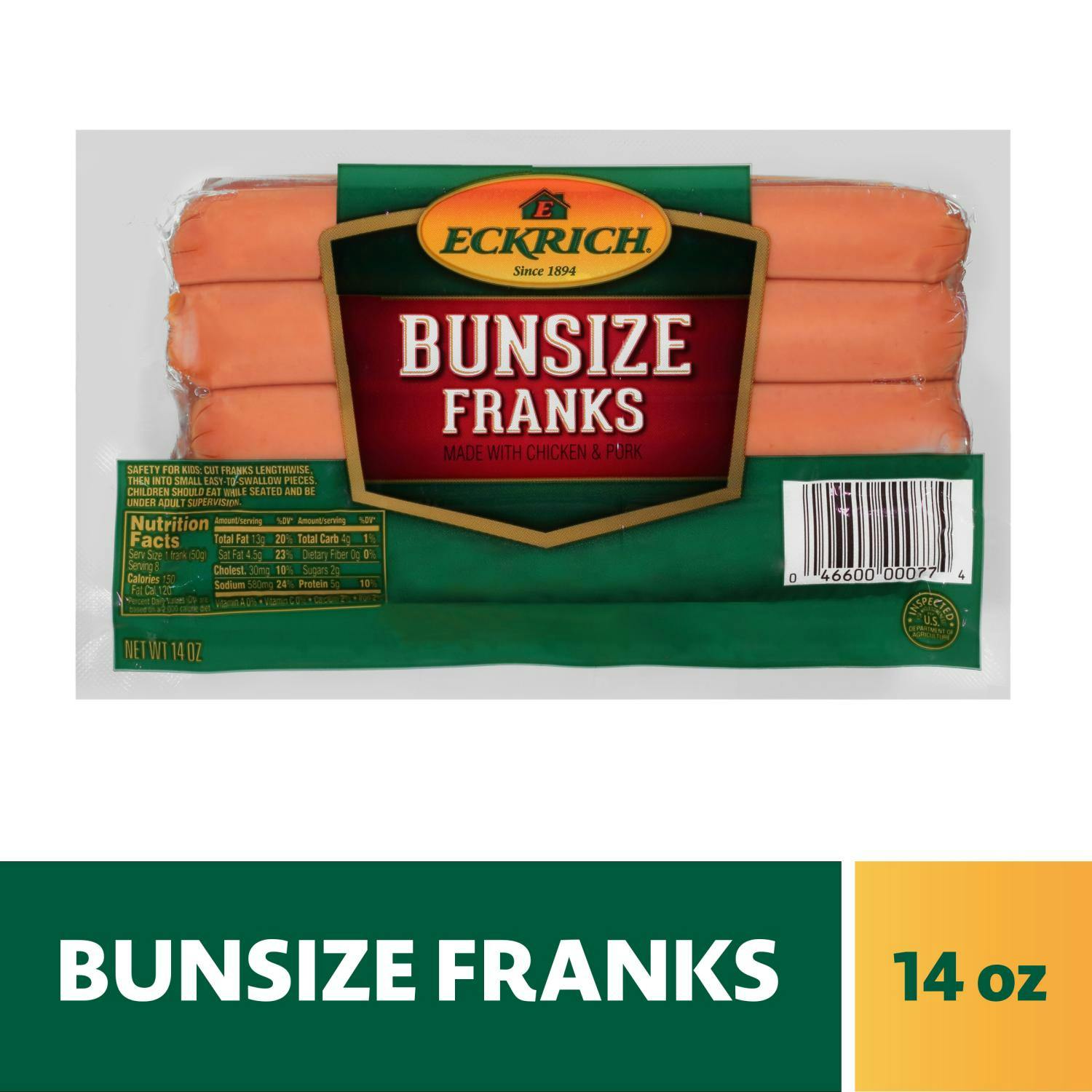 Eckrich Bunsize Franks