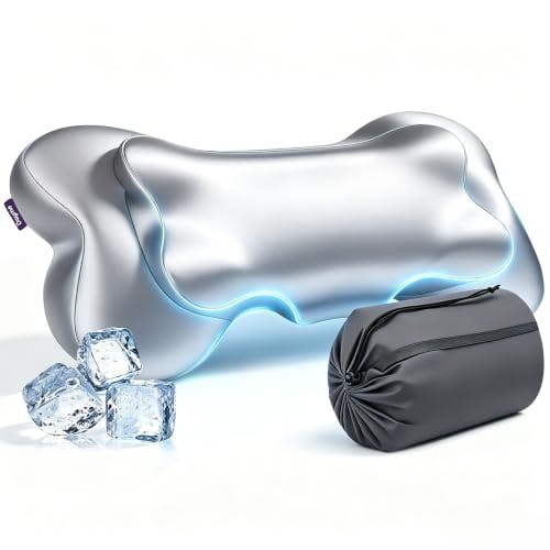 Cooling Memory Foam Travel Pillow