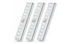 LED Motion Sensor Light Bar 3-Pack