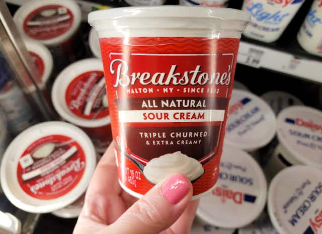 Breakstone's Sour Cream, Only $0.99 During Kroger Mega Sale card image