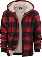 Men's Plaid Flannel Hoodie