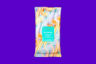pacifica makeup wipes on a blue background