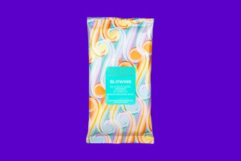 pacifica makeup wipes on a blue background