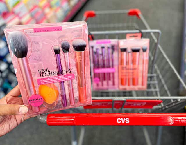 Real Techniques Makeup Brush Set, as Low as $5.99 at CVS card image
