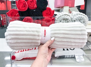 target cozy throw blanket hand holding