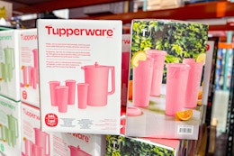 Tupperware Pitcher and Tumbler Set, $29.99 at Costco card image