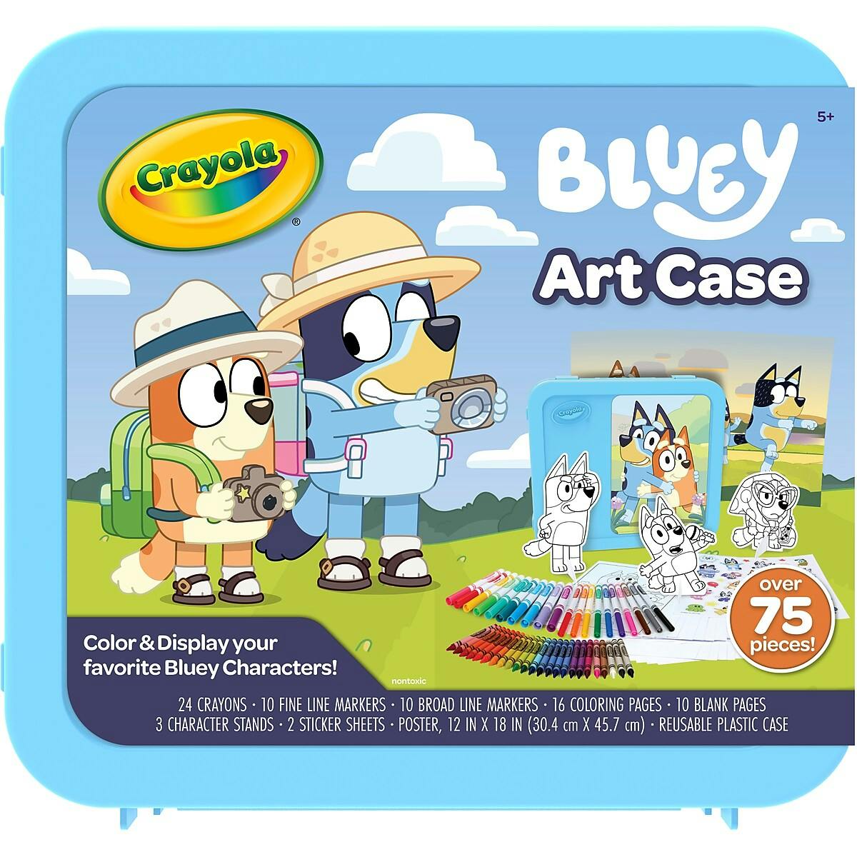 Crayola Bluey Art Case