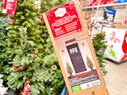 Grab Two Pre-Lit Porch Christmas Trees for Just $33 at Walmart card image