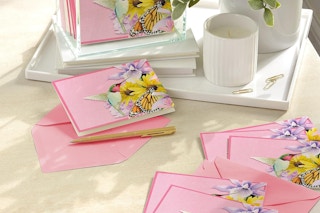 hallmark cards on a table