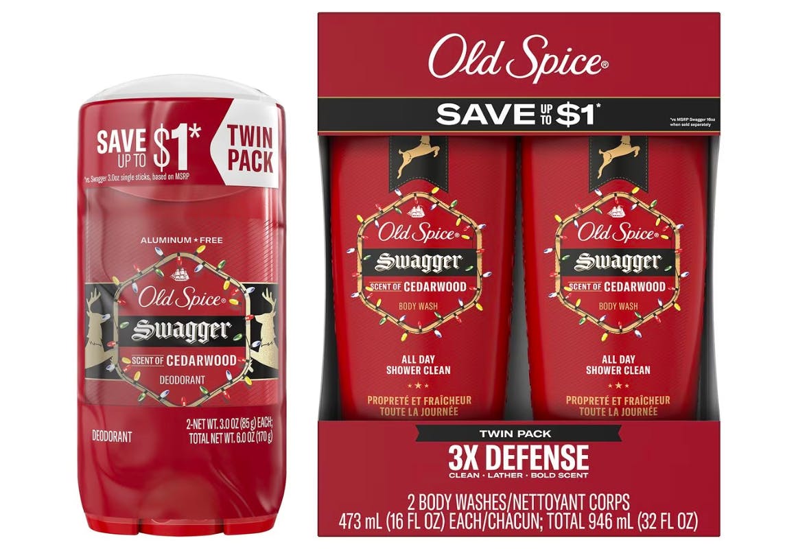 2 Old Spice Holiday 2-Packs