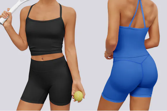Women's 2-Piece Workout Set, Now $17.99 With Amazon Code (Multiple Colors)