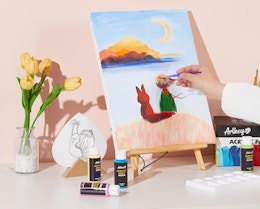 Extra 50% Off Canvas Panels and Acrylic Paint — As Low as $8.09 on Amazon  card image