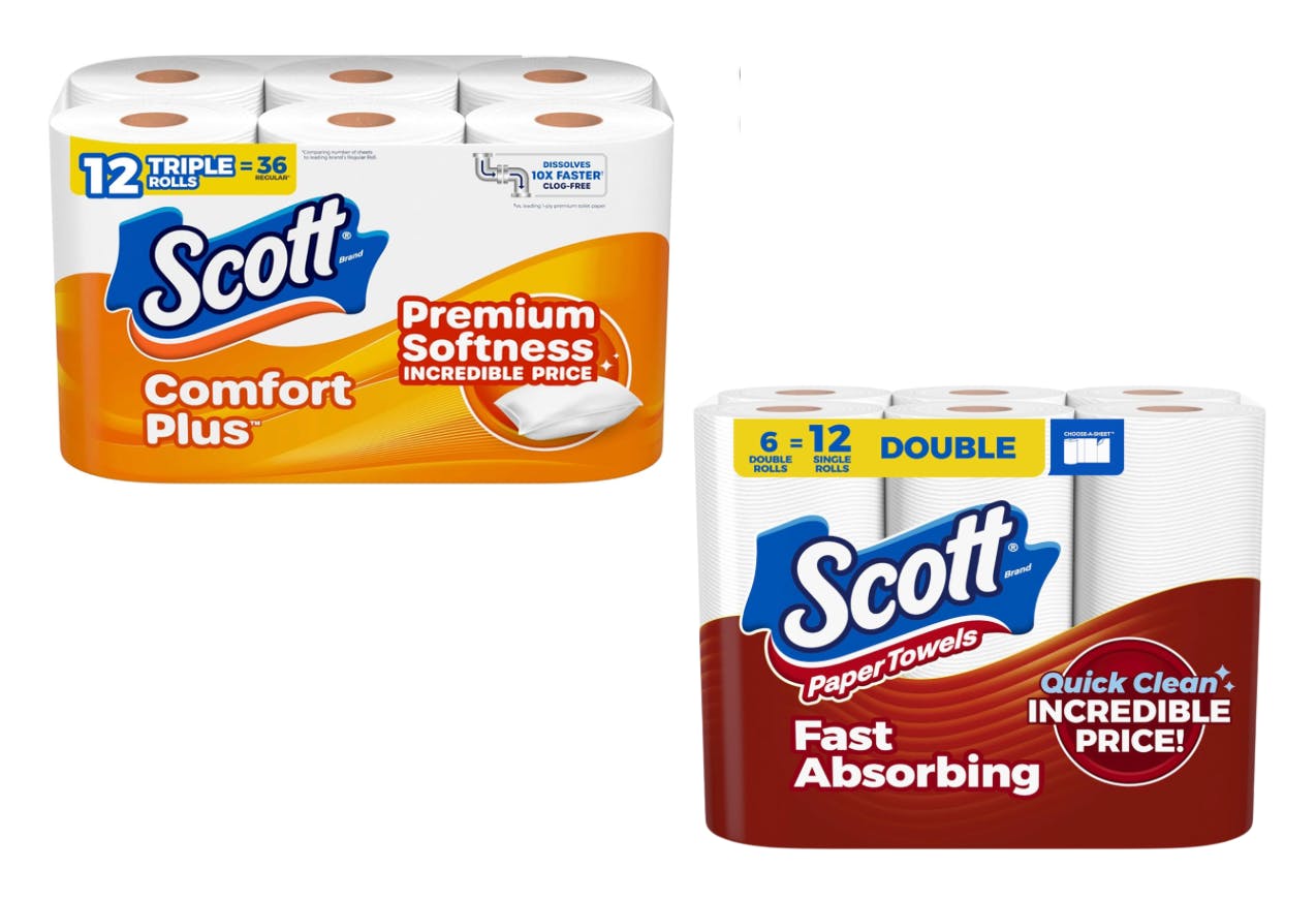 Scott Toilet Paper and Paper Towels