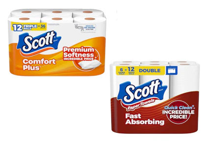 Scott Toilet Paper and Paper Towels