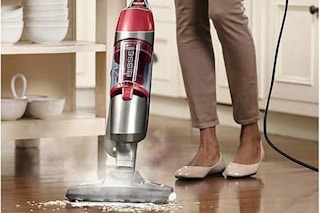running steam vacuum mop