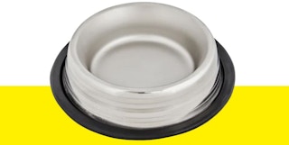 stainless steel dog bowl