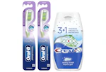 1 Crest + 2 Oral-B