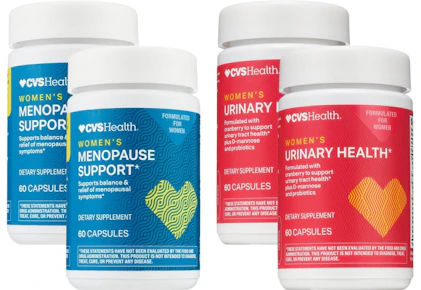 4 CVS Health Vitamin Bottles